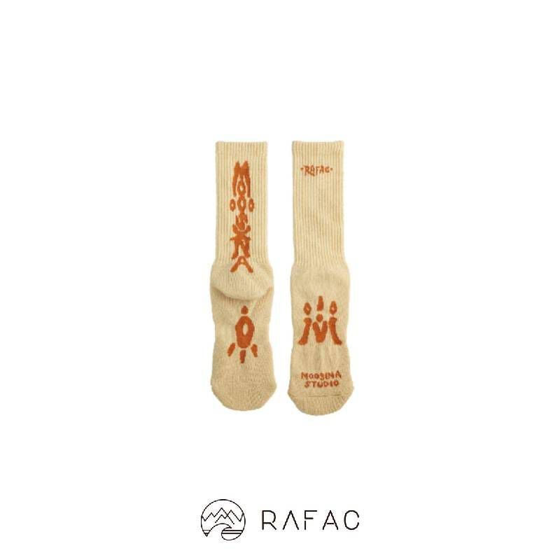 MOOSINA X RAFAC 中筒襪_米白, , hi-res image number null